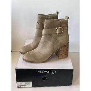 New Nine West Nevrmind Women's Dress Ankle Boots Size 10